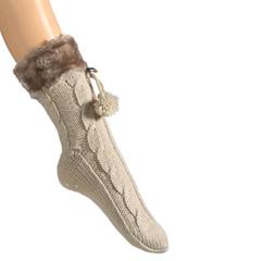 Home Socks Fur / 1 Size / Oatmeal