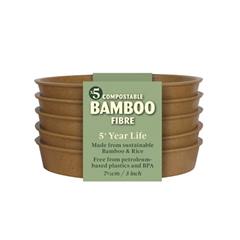 Bamboe schotels - Terracotta