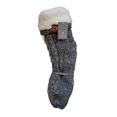 Home Socks / One Size / Grijs - wit